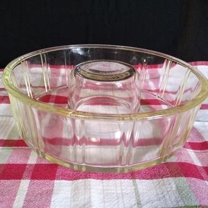 Vintage Queen Anne Crown Glasbake Bundt Cake Pan